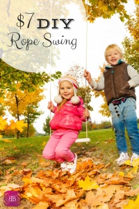 Make This Quick DIY Rope Swing for only $7.00! Frugal Baby Saving Money https://www.momsgotmoney.com/2014/06/17/diy-rope-swing/
