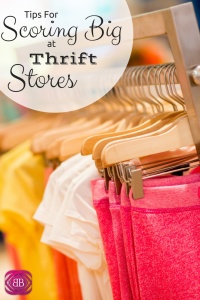 Thrift shopping can be a great way to save money and expand your wardrobe. Plus, it’s in vogue to say you got something at a thrift shop thanks to Maklemore’s “Thrift Shop” song. No more being ashamed of shopping for someone else’s clothes! https://www.momsgotmoney.com/2014/07/09/scoring-big-at-thrift-stores/