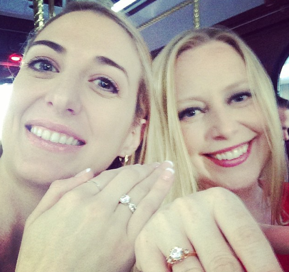 Shannon & Me at a Jewelry Insurance Event. (They gave us fancy rings. ;))