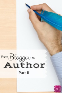 Have you ever wanted to know what it takes to go from blogger to author? Here we interview one blogger who did just that. https://www.momsgotmoney.com/2015/02/23/go-from-blogger-to-author-part-1/